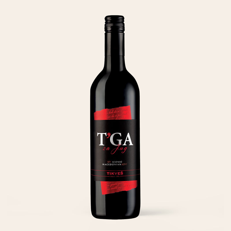 T'ga za Jug 2024 – Tikveš Winery, North Macedonia, semi-dry red wine