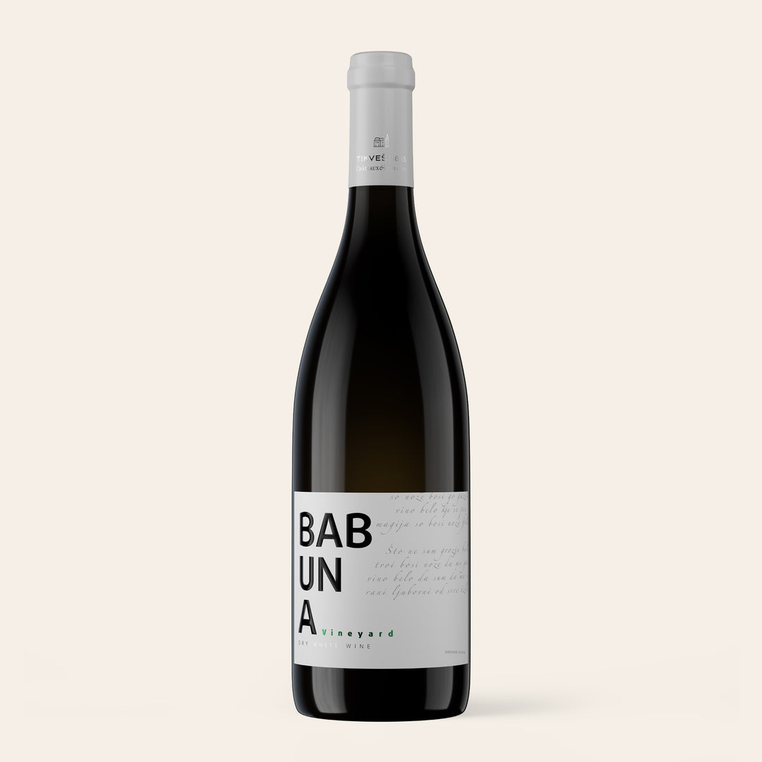 Babuna White 2024 – Tikveš Winery, North Macedonia, herbaceous white wine