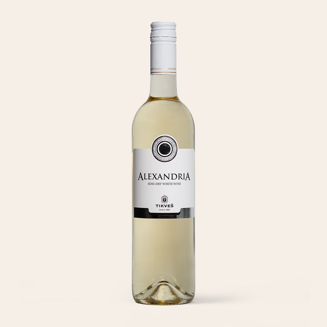 Alexandria Classic White 2025 – Tikveš Winery, North Macedonia, semi-dry white wine