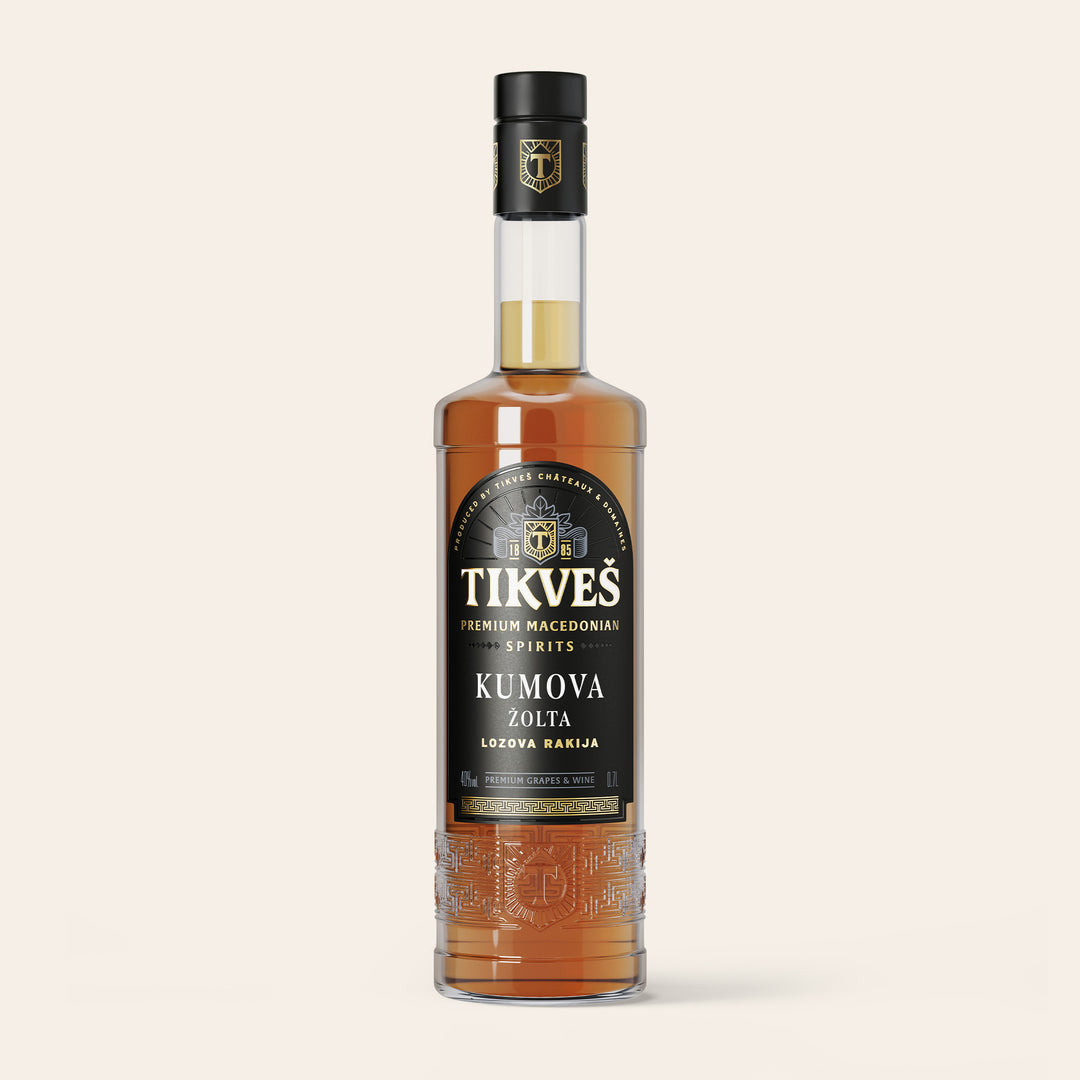 Kumova Žolta – Tikveš Winery, Macedonian grape brandy, 40% ABV, 70cl