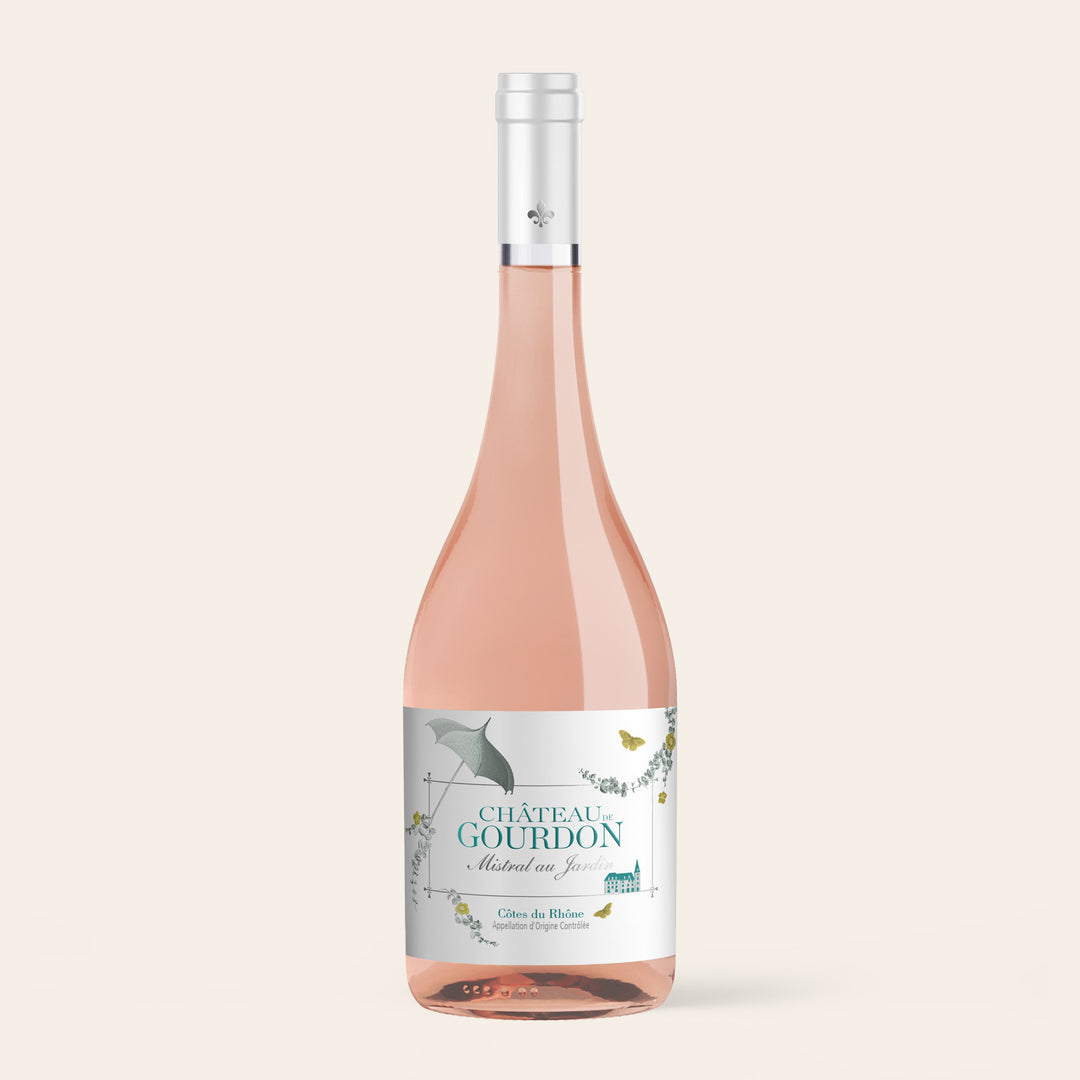 Mistral au Jardin 2023 – Château de Gourdon, Southern Rhône rosé wine