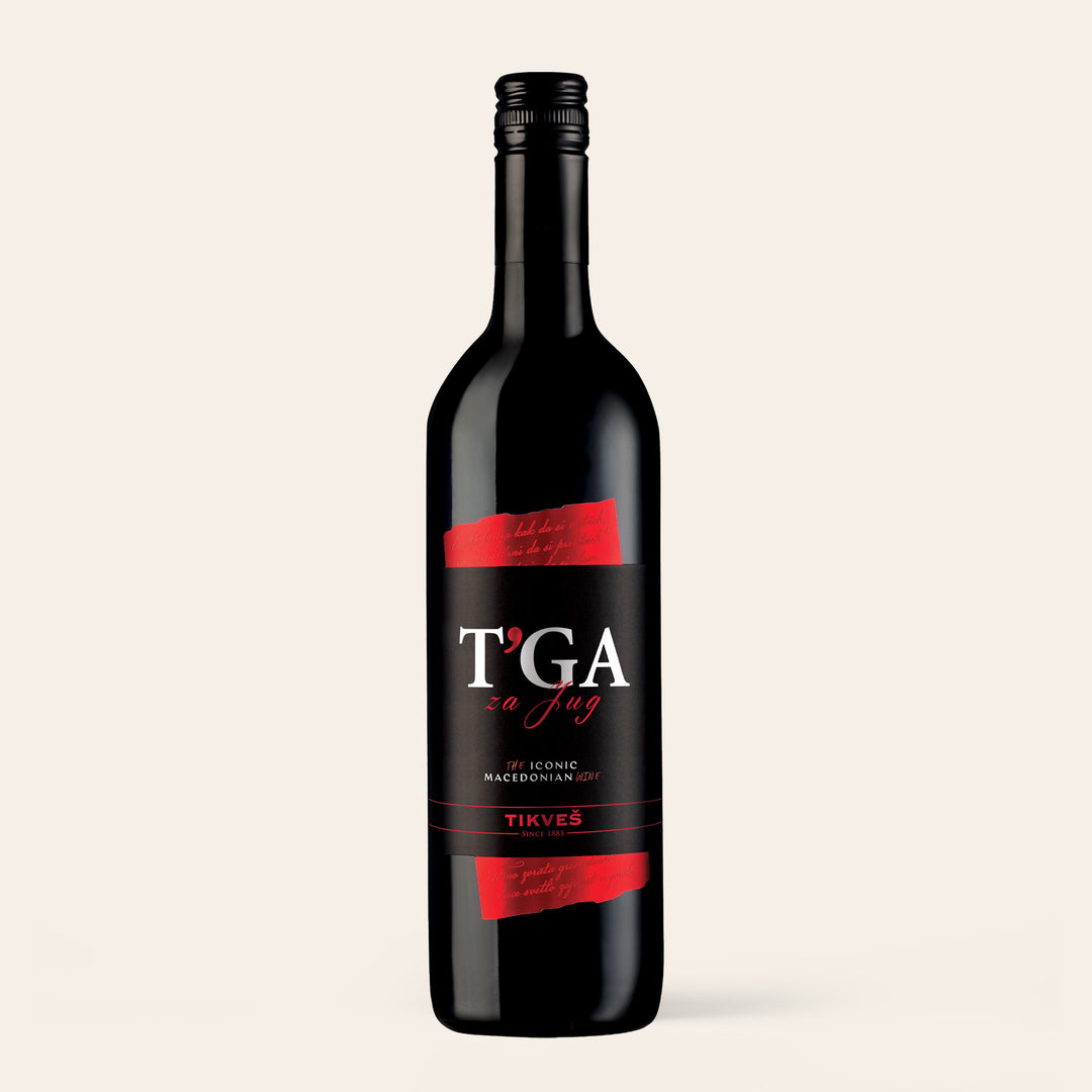 T'ga za Jug 2024 – Tikveš Winery, North Macedonia, semi-dry red wine